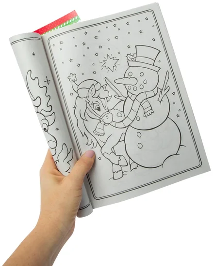 Jumbo Christmas Coloring & Activity Book (Styles May Vary)