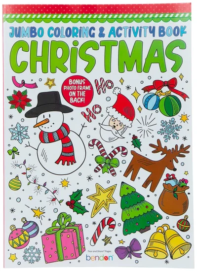 Jumbo Christmas Coloring & Activity Book (Styles May Vary)