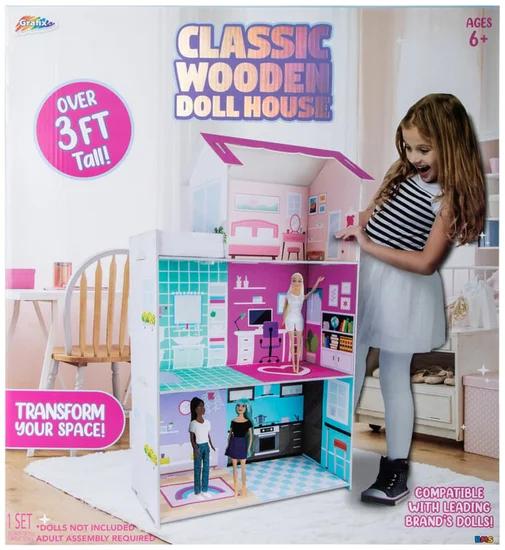 Jumbo Wooden Dollhouse