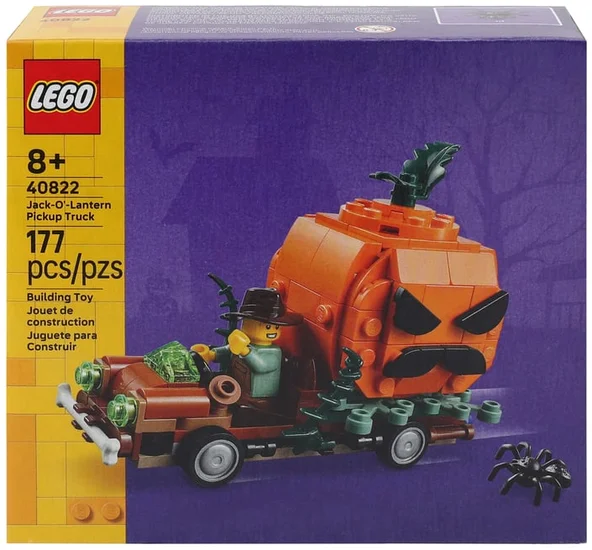 LEGO Jack-O’-Lantern Pickup Truck