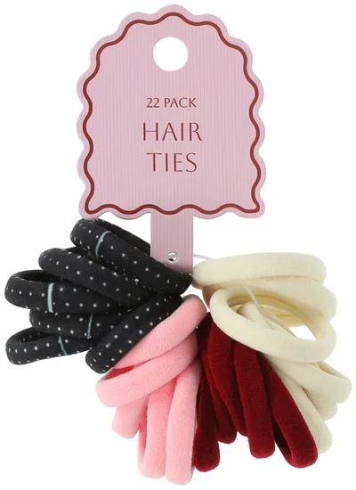 Lycra Hair Ties 22-Pack