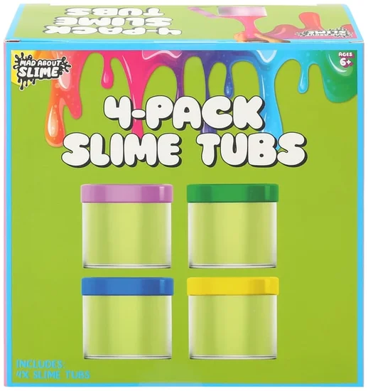 Mad About Slime Slime Tubs 4-Pack