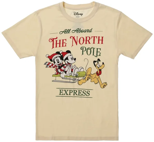 Mickey & Minnie North Pole Express Graphic Tee