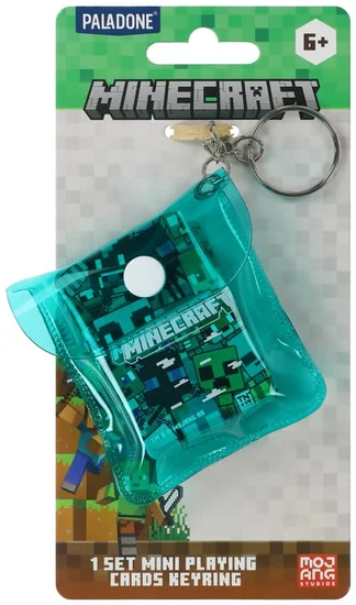 Minecraft Mini Playing Cards Keyring Set