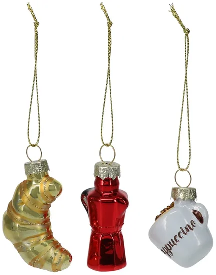 Mini Set Ornament Café 3-Pack