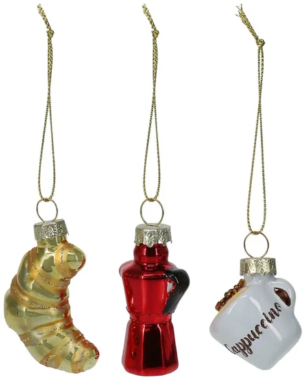 Mini Set Ornament Café 3-Pack