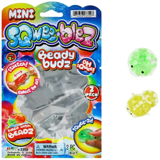 Mini Sqwee-blez™ Beady Budz Toy 2-Pack (Styles May Vary)