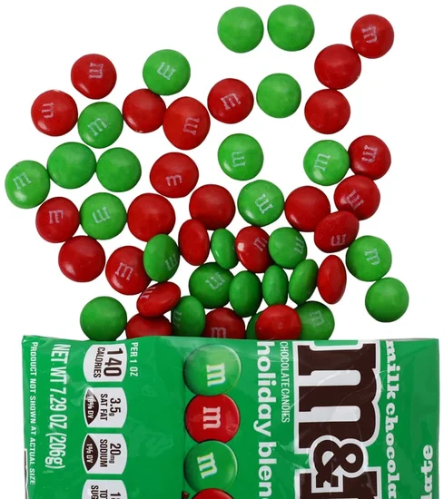 M&M'S® Holiday Blend Milk Chocolate Candies, 7.29oz