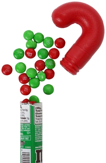 M&M'S® Holiday Candy Cane Tube, 3oz