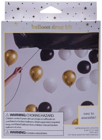 New Year Balloon Drop Kit