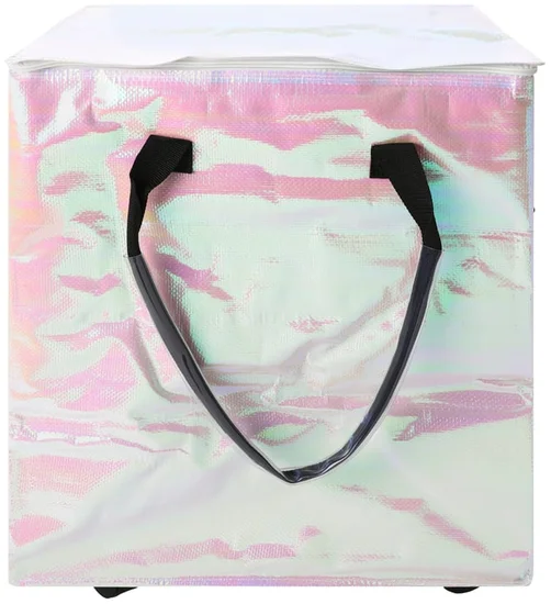 NYC Tough Tote Iridescent Foldable Shopping Bag