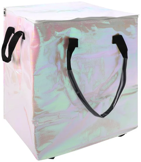 NYC Tough Tote Iridescent Foldable Shopping Bag