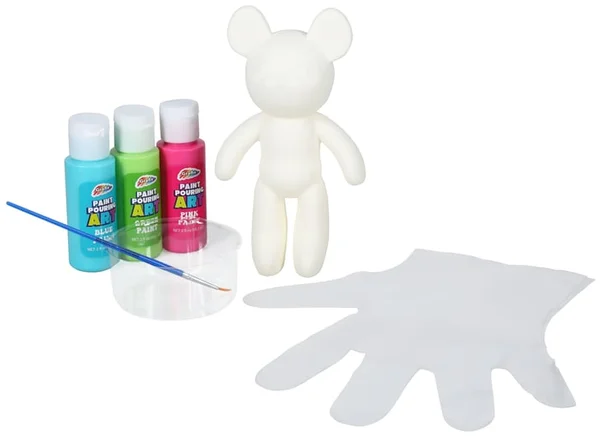 Paint Pouring Art Bear Kit