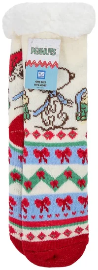 Peanuts® Snoopy Holiday Cozy Cabin Socks