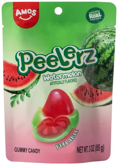 Peelerz® Watermelon Gummy Candy 3oz