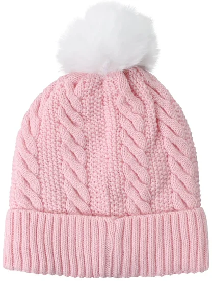 Snoopy & Woodstock Cable Knit Beanie