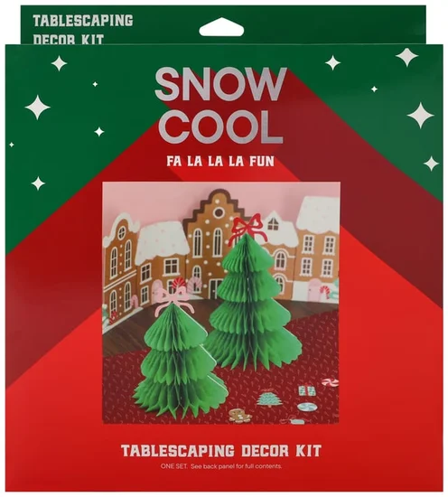 Snow Cool Holiday Tablescaping Décor Kit