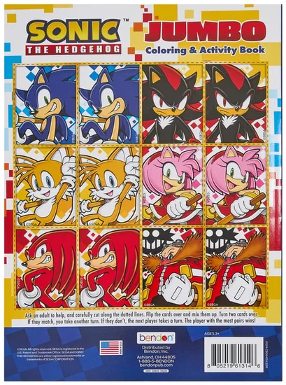 Sonic The Hedgehog™ Jumbo Coloring & Activity Book