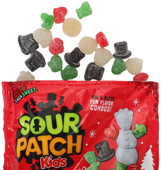 Sour Patch Kids® Build Your Own Snowman Soft & Chewy Candy Bag, 10.03oz