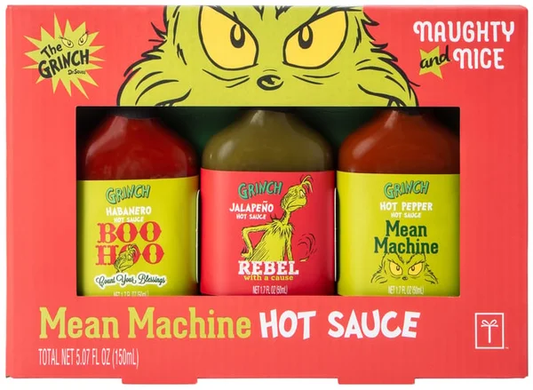 The Grinch™ Dr. Seuss™ Mean Machine Hot Sauce 3-Pack 5.07in