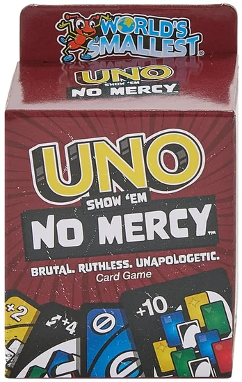 World's Smallest UNO Show 'Em No Mercy Card Game