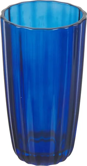 Fluted Glass Tumbler Drinking Glass, 12 oz, 2 Assorted Colors