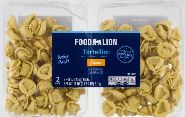 Food Lion Cheese Tortellini Pasta Value Pack Fresh