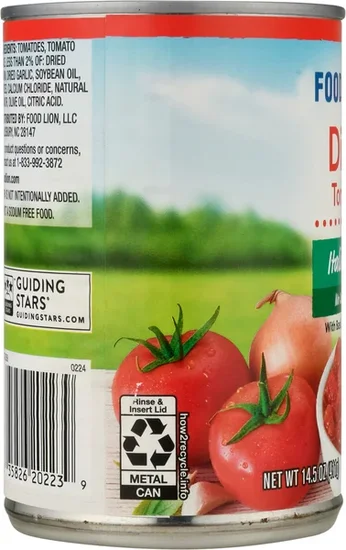Food Lion Diced Tomatoes