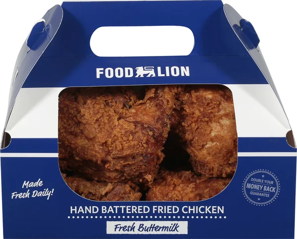 Food Lion Hot Hand Battered Fresh Buttermilk Fried Chicken 1 Each