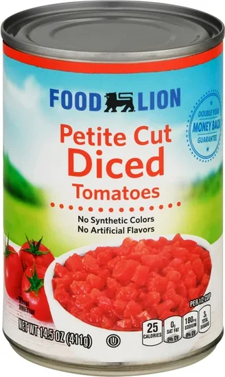 Food Lion Petite Diced Tomatoes