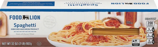 Food Lion Spaghetti Pasta