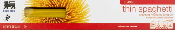 Food Lion Thin Spaghetti Pasta