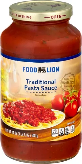 Food Lion Traditional Pasta Sauce