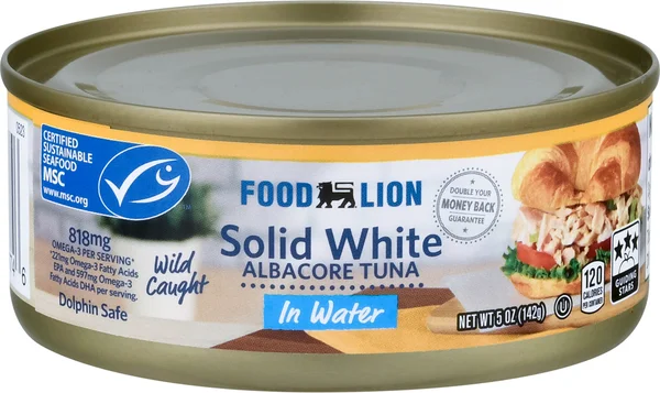 Food Lion Wild Caught Solid White Albacore Tuna in Water