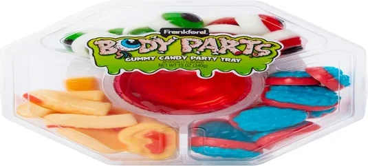 Frankford® Body Parts Gummy Candy Party Tray 12oz
