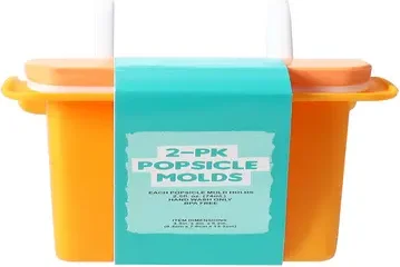 Fruit-Shaped Popsicle Molds 2-Count