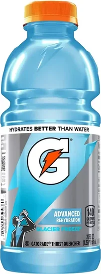Gatorade Thirst Quencher Glacier Freeze 20 Fl Oz