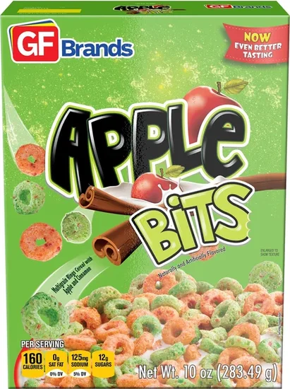 GF Brands Apple Bits Breakfast Cereal, 1-ct.