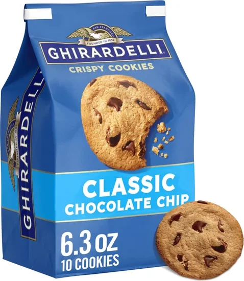 Ghirardelli Classic Chocolate Chip Crispy Cookies