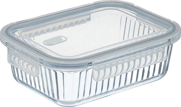 Glass Food Storage Container with Lid, 35 oz