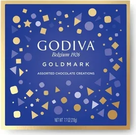 Godiva Goldmark Candy Giftbox - 7.7oz/18ct