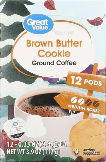 Great Value Brown Butter Cookie Ground Coffee