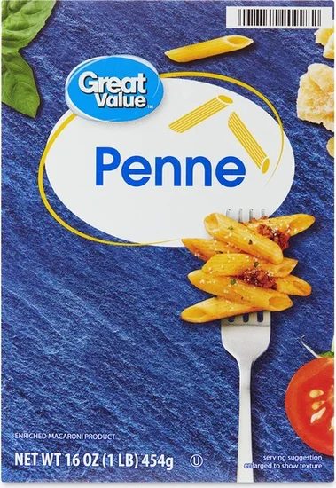 Great Value Penne Pasta, 16 oz