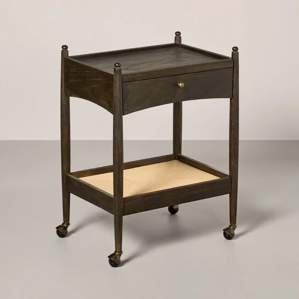 Hearth & Hand with Magnolia Bar Cart with Reversible Tray