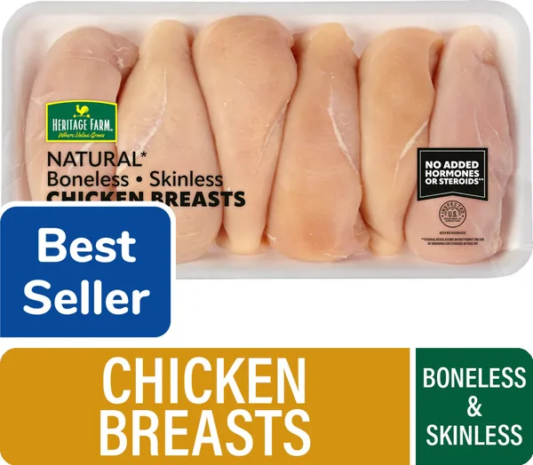 Heritage Farm Boneless Skinless Chicken Breasts