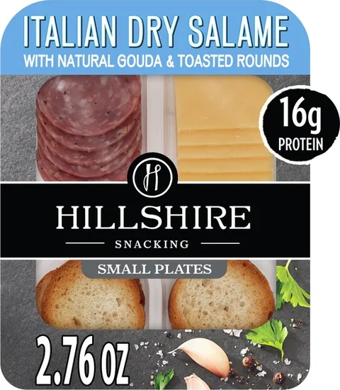 Hillshire Snacking Small Plates with Italian Dry Salame and Gouda Cheese, 2.76 oz.