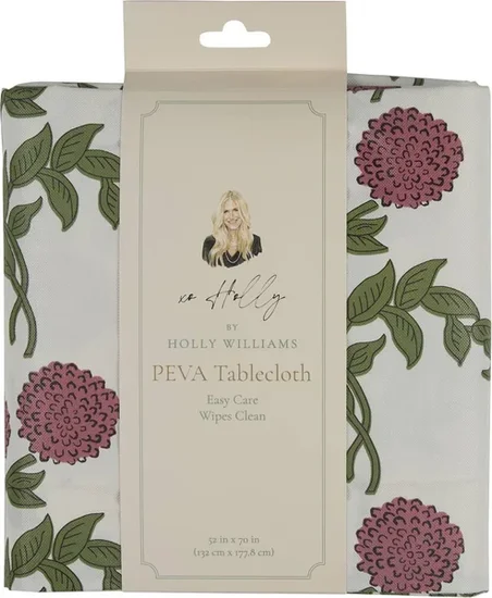 Holly Williams Floral PEVA Tablecloth (rustic fall floral print)
