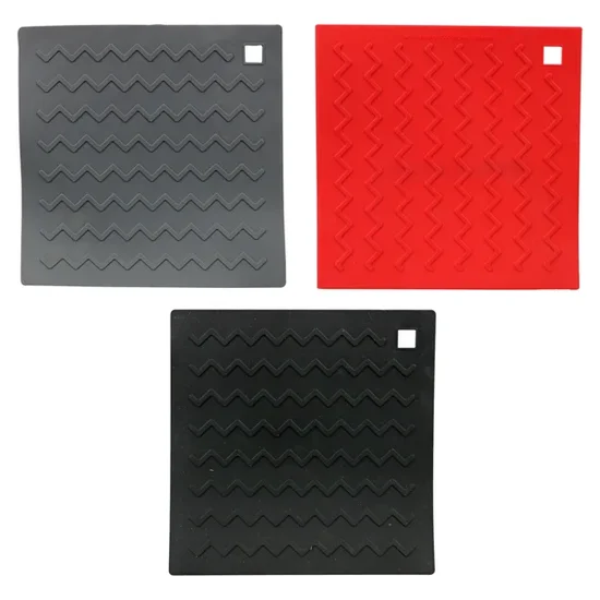 Home Collection Silicone Pot Holders, 6.875x6.875 in.