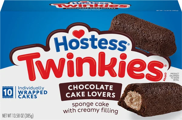 Hostess Chocolate Lovers Twinkies Snack Cakes - 10 ct