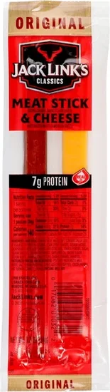 Jack Link’s Classics Original Meat Stick & Cheese Snack, 1.2-oz. Pack